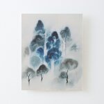 Canevas imprimer eyvind earle - forêt impression sur toile diy installer 40x50cm Canevas imprimer eyvind earle - forêt impression sur toile diy installer 40x50cm