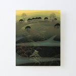 Canevas imprimer eyvind earle - miniature californienne impression sur toile diy installer 40x50cm Canevas imprimer eyvind earle - miniature californienne impression sur toile diy installer 40x50cm