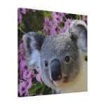 Canevas imprimer koala et orchides impression sur toile roule tableau art dcoration murale / sans ...