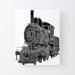 Canevas imprimer locomotive  vapeur, chemin de fer ej&s #6 impression sur toile diy installer 40x50cm ...