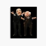 Canevas imprimer millsime statler et waldorf impression sur toile art dcoration murale / 40x50cm ou ...