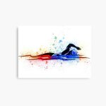 Canevas imprimer nageuse fille aquarelle impression nageuse femme art cadeau pendaison de crémaillère ... Canevas imprimer nageuse fille aquarelle impression nageuse femme art cadeau pendaison de crémaillère ...