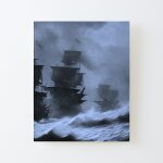 Canevas imprimer navire fantôme pirate impression sur toile roulée tableau art décoration murale / sans ... Canevas imprimer navire fantôme pirate impression sur toile roulée tableau art décoration murale / sans ...
