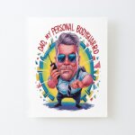 Canevas imprimer papa est mon garde du corps personnel impression sur toile diy installer 40x50cm