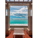 Canevas imprimer pergola et mer  nice=3469 impression sur toile diy installer 40x50cm