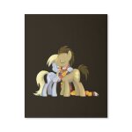 Canevas imprimer mon petit poney - mlp - derpy et le docteur sans cadre 40x50cm diy installer Canevas imprimer mon petit poney - mlp - derpy et le docteur sans cadre 40x50cm diy installer