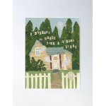 Canevas imprimer phoebe bridgers maison hante avec une peinture de palissade impression sur toile diy ...