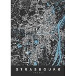 Canevas imprimer strasbourg france carte=1400 impression sur toile diy installer 40x50cm