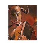 Canevas imprimer tuteur dmoniaque magic the gathering sans cadre 40x50cm diy installer