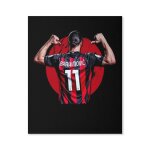 Canevas imprimer zlatan ibrahimovic ac milan sans cadre 40x50cm diy installer