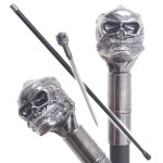 Canne epee death canne tete de mort canne de marche d�coration