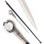 Canne epee - dragon griffe claw canne de marche repliksword