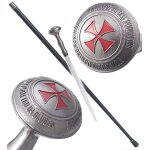 Canne epee templier canne de marche templier chevalier