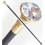 Canne de marche diamant dor� canne epee gentlemen