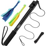 Canne a pche pour grands chiens, jouet extensible pour chien, poteau de flirt avec jouet en corde pour ...