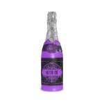 Canon a confettis bouteille anniversaire 40cm violet