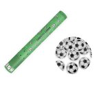 Canon a confettis football ballon 40cm blanc
