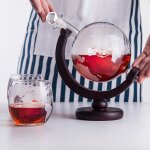 Décanteur a whisky de 850ml, distributeur de whisky en bateau antique pour liqueur, bordeaux, vodka, ... Décanteur a whisky de 850ml, distributeur de whisky en bateau antique pour liqueur, bordeaux, vodka, ...