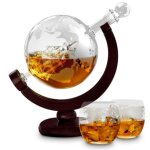 D�canteur a whisky de 850ml, distributeur de whisky, pour liqueur, bordeaux, vodka, verre de vin, globe ...