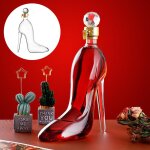 Dcanteur a whisky de luxe de 350ml, bouteille de vin en verre de cristal, distributeur de liqueur