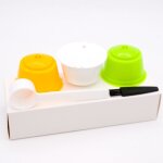 Capsules de caf rutilisables, adaptes pour dolce gusto, tasse filtrante, avec cuillre, brosse, accessoires ...