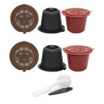 Capsules de café réutilisables nespresso, 6 pièces, cuillères et pinceaux de 20ml 9109 - may14a11040 Capsules de café réutilisables nespresso, 6 pièces, cuillères et pinceaux de 20ml 9109 - may14a11040