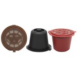 Capsules de café rechargeables, 3 pièces, filtre, tasse, accessoires de remplacement adaptés a la machine ... Capsules de café rechargeables, 3 pièces, filtre, tasse, accessoires de remplacement adaptés a la machine ...