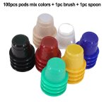 Capsules de caf rechargeables de nespresso, dosettes, joints, rutilisables, accessoires pour cafetire ...