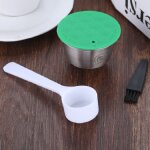 Capsules de café a la crème rechargeables, largement compatibles avec dolce gusto, en acier inoxydable ... Capsules de café a la crème rechargeables, largement compatibles avec dolce gusto, en acier inoxydable ...
