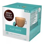 Capsules de caf� compatibles avec dolce gusto nescaf� dolce gusto flat white, 16 pi�ces.
