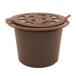 Capsules de caf illables pour tous les jours, 1 pice, filtre en plastique, standard, cuillre, brosse, ...