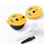 Capsules de café réutilisables 200 / 220ml, dosette avec couvercle en silicone, compatible avec bosch ... Capsules de café réutilisables 200 / 220ml, dosette avec couvercle en silicone, compatible avec bosch ...