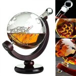 Carafe a dcanter pour le vin, verre de cristal, pour fte, alcool, globe de liqueur, distributeur de ...