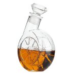 Carafe a dcanter pour whisky et alcool de 500ml, en verre cristal, bouteille de vin, liqueur, scotch, ...