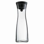 Carafe d'eau 1. 8l haute bouteille en verre borosilicat� fermeture du couvercle basculant de base jug ...