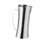 Carafe a eau froide en forme de taille pour boissons froides en acier inoxydable 24 cm x 10, 5 cm Carafe a eau froide en forme de taille pour boissons froides en acier inoxydable 24 cm x 10, 5 cm