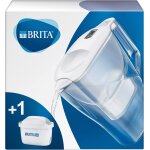 Carafe filtrante aluna blanche + 1 filtre maxtra + , r�duit le calcaire, le chlore et le plomb pour une ...