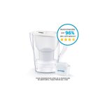 Carafe filtrante brita marella blanc + 1 cartouche maxtra +