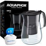 Carafe filtrante a eau onyx de 4, 2 l, pour r�duire le calcaire, le chlore et autres impuret�s, comprend ...