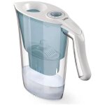 Carafe filtrante laica 2, 3 l blanc bleu