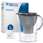 Carafe filtrante marella graphite (2, 4l) incl 1 cartouche filtre eau robinet maxtra pro all - in - 1 ...