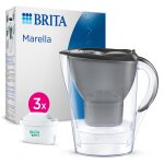 Carafe filtrante marella graphite (2, 4l) incl 3 cartouches filtrantes eau robinet maxtra pro all - in ...