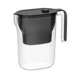Carafe filtrante pour rfrigrateur, pichet pour eau filtrante avec filtre de 3 mois, 2, 5 l, rduit ...