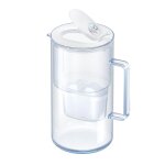 Carafe filtrante en verre avec 1 filtre maxfor + 200 l - capacit 2, 5 l (blanc)