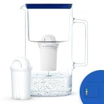Carafe filtrante en verre pour eau 3l avec compteur led, remplacement de cartouche aquaphor standard, ... Carafe filtrante en verre pour eau 3l avec compteur led, remplacement de cartouche aquaphor standard, ...