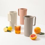 Carafe en polypropylne rose mat