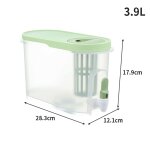 Carafe avec robinet, bouteille d'eau froide, distributeur de limonade, bouilloire pour boissons