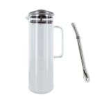 Carafe a th� glac� 1, 5 litre + paille inox avec filtre