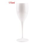 Carafe a vin rouge en plastique fait a la main de 175ml, pichet en acrylique blanc, verre a champagne ...