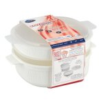 Care + protect cmvds8003 bo�te herm�tique alimentaire ovale contenant 4 l transparent, blanc